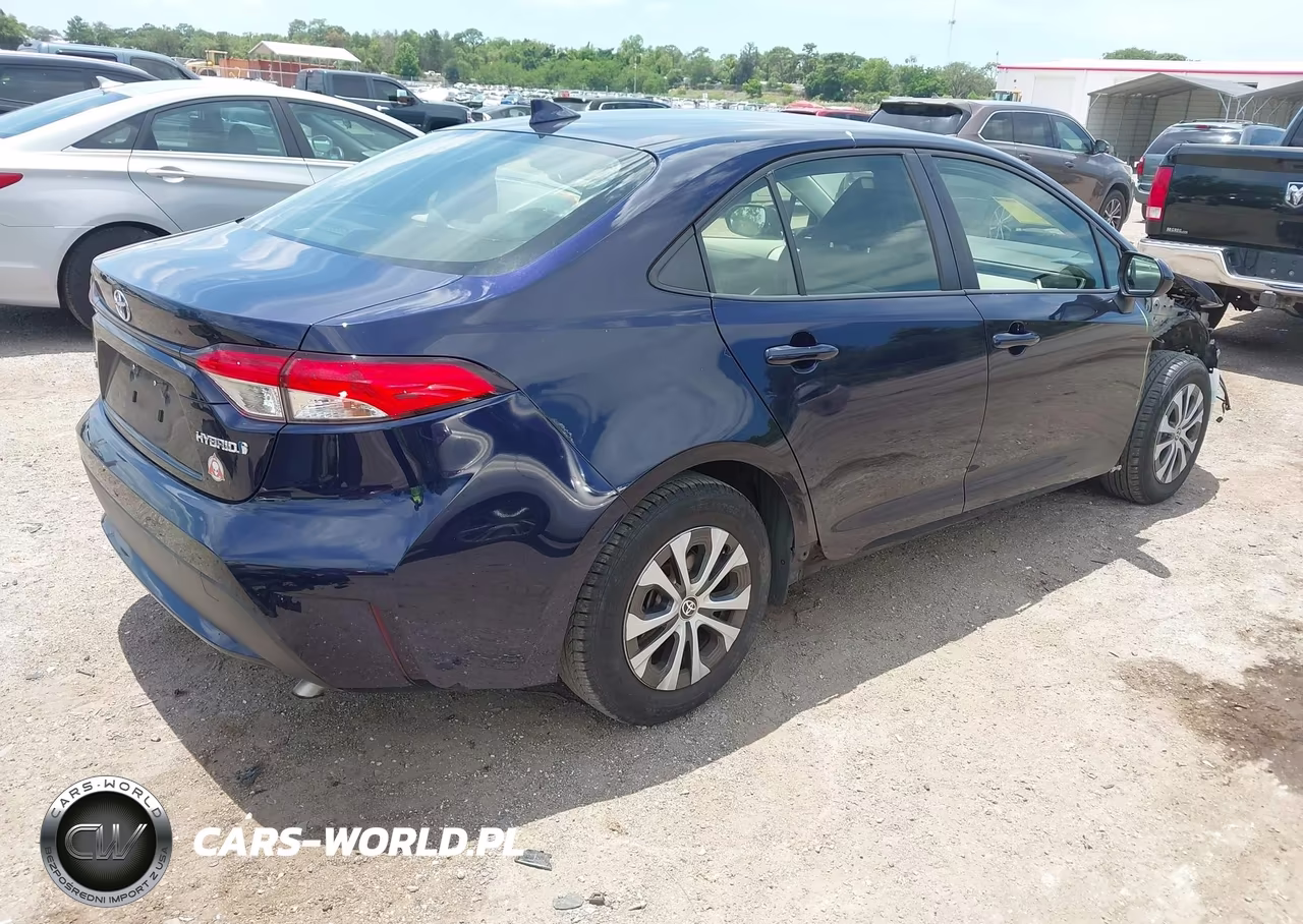 2022 Toyota Corolla Hybrid Le VIN:JTDEAMDE9NJ043687 - 4
