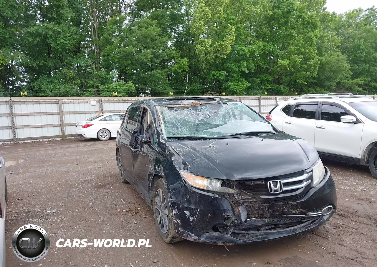 2014 Honda Odyssey Touring-Touring Elite VIN:5FNRL5H95EB107827 - 6