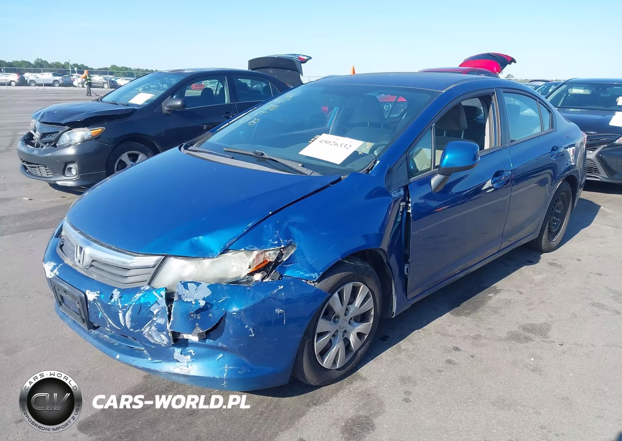 2012 Honda Civic Lx VIN:19XFB2F59CE340178 - 2