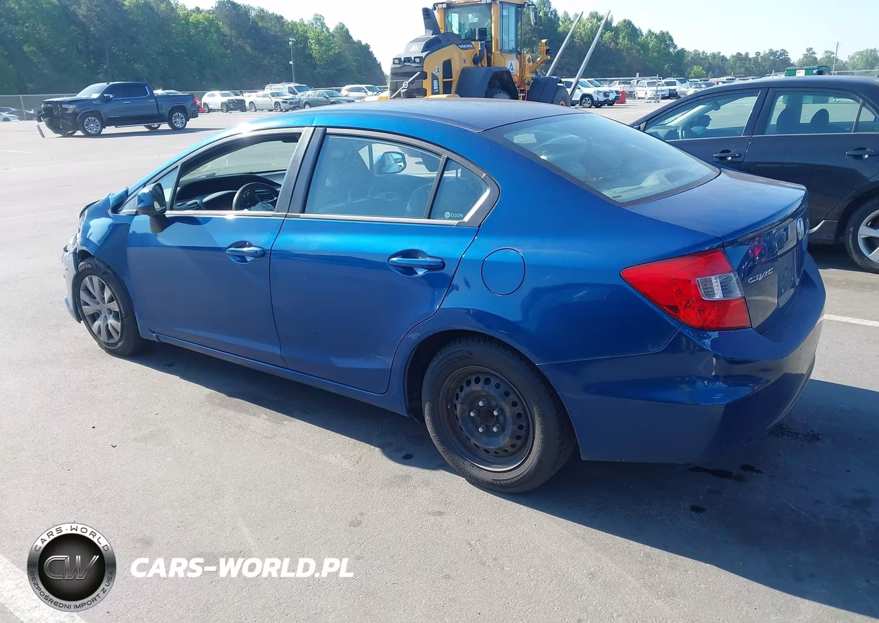 2012 Honda Civic Lx VIN:19XFB2F59CE340178 - 3