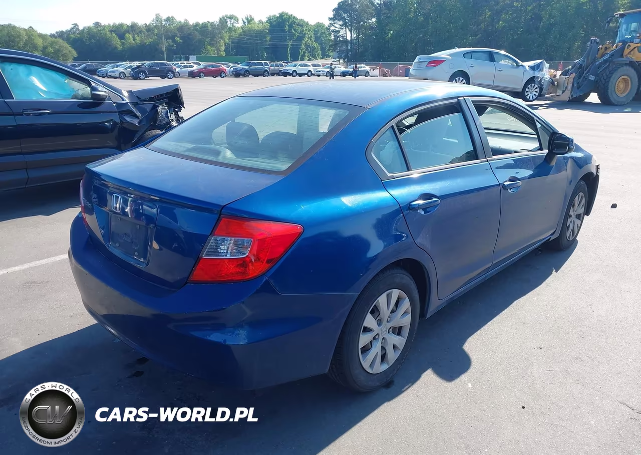 2012 Honda Civic Lx VIN:19XFB2F59CE340178 - 4