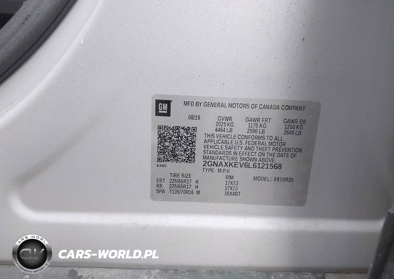 2020 Chevrolet Equinox Fwd Lt 1.5L Turbo VIN:2GNAXKEV6L6121568 - 9