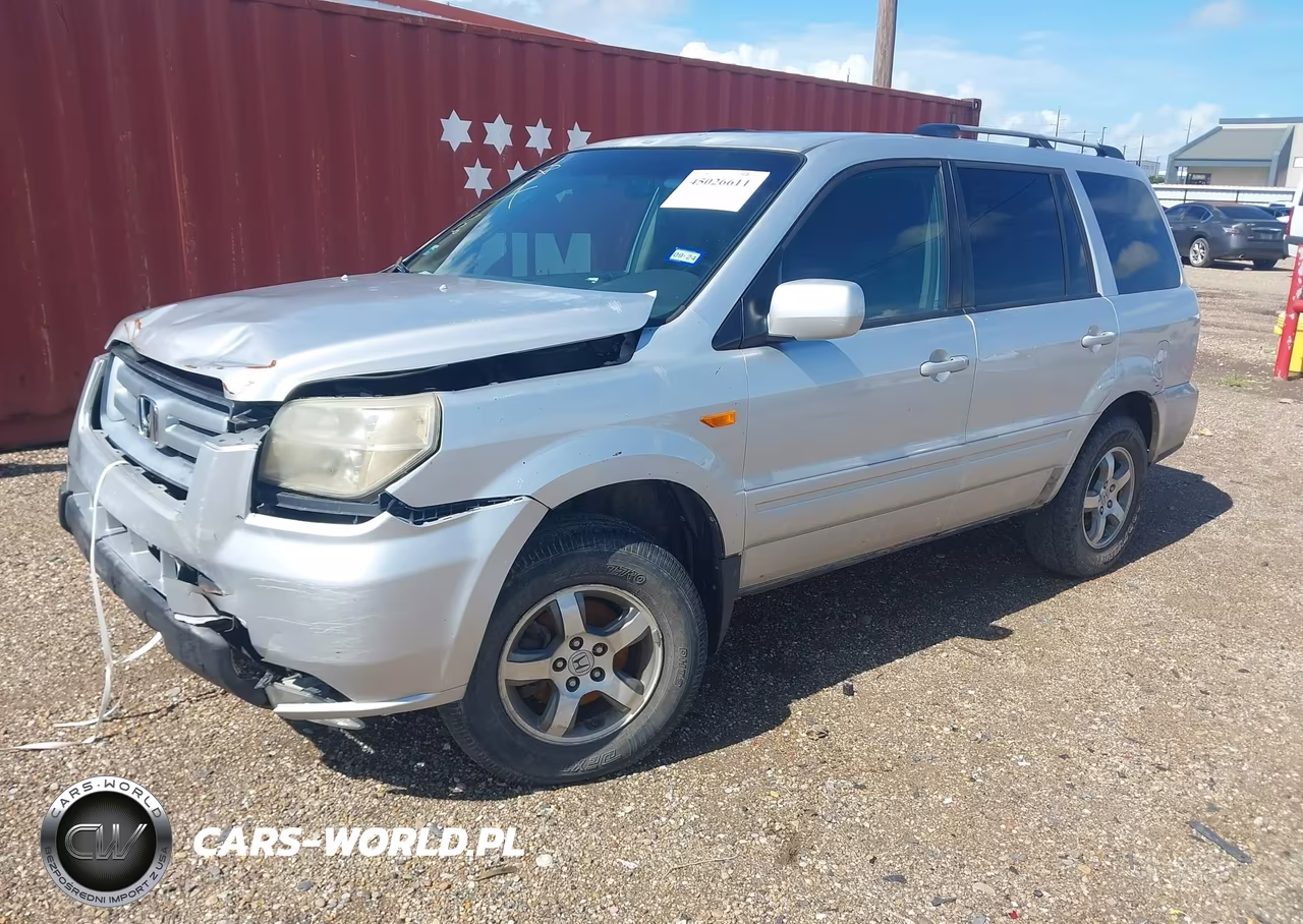 2007 Honda Pilot Ex-L VIN:5FNYF28757B044876 - 2
