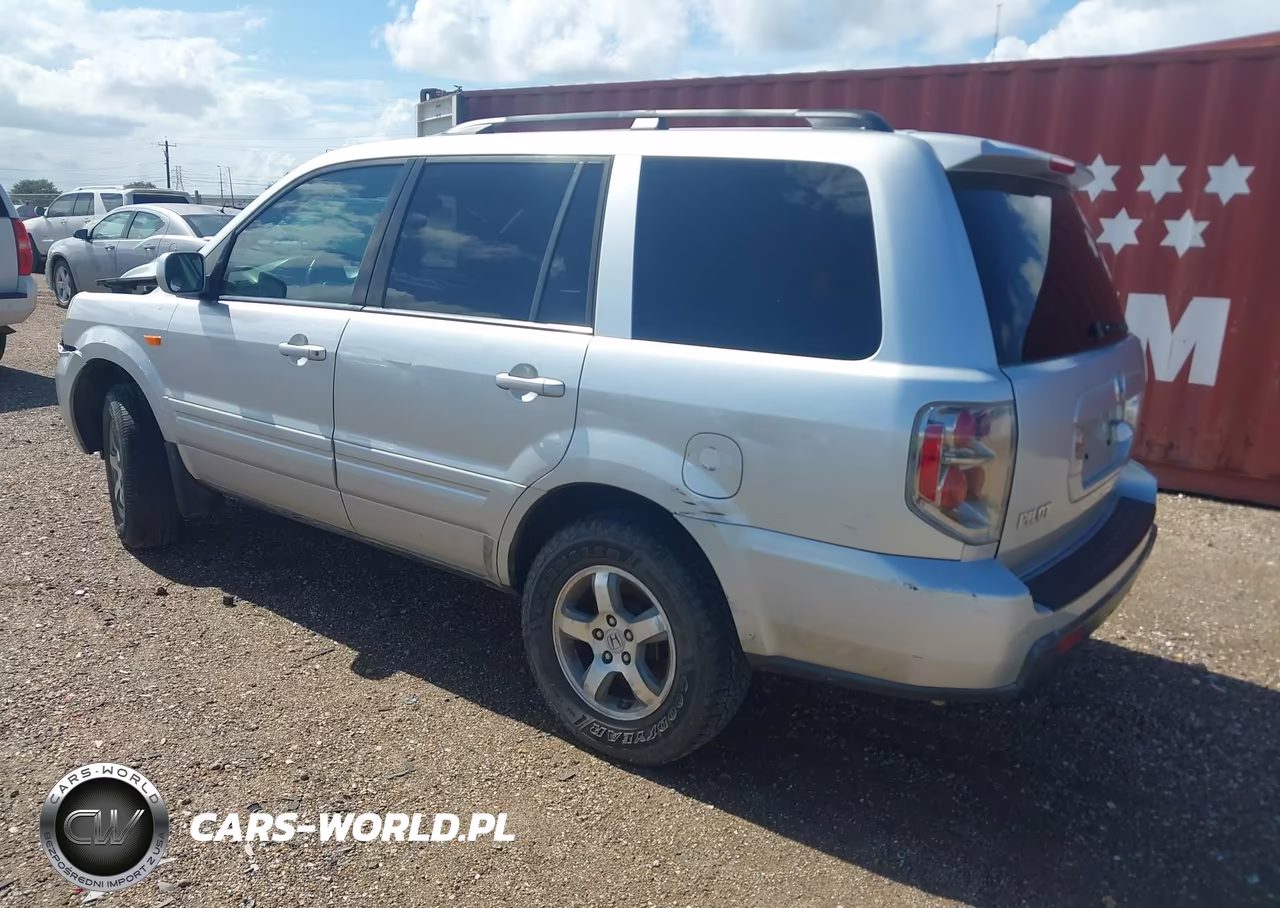 2007 Honda Pilot Ex-L VIN:5FNYF28757B044876 - 3