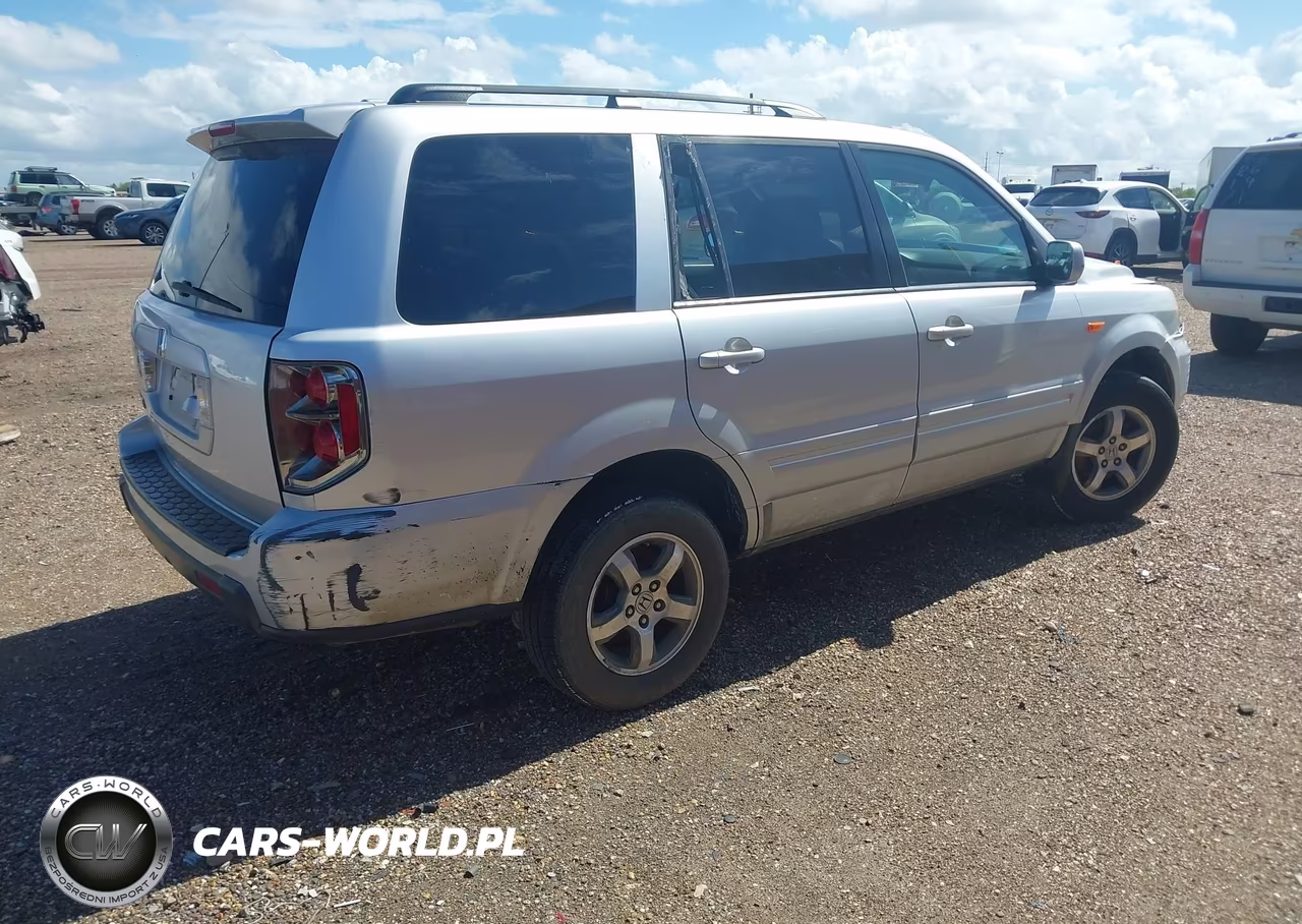 2007 Honda Pilot Ex-L VIN:5FNYF28757B044876 - 4