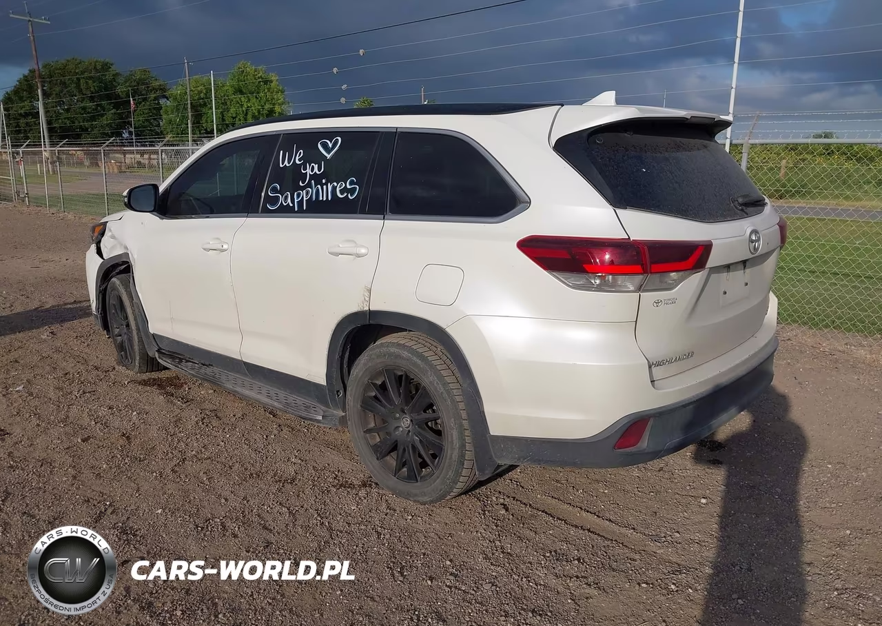 2019 Toyota Highlander Se VIN:5TDKZRFH7KS302420 - 3