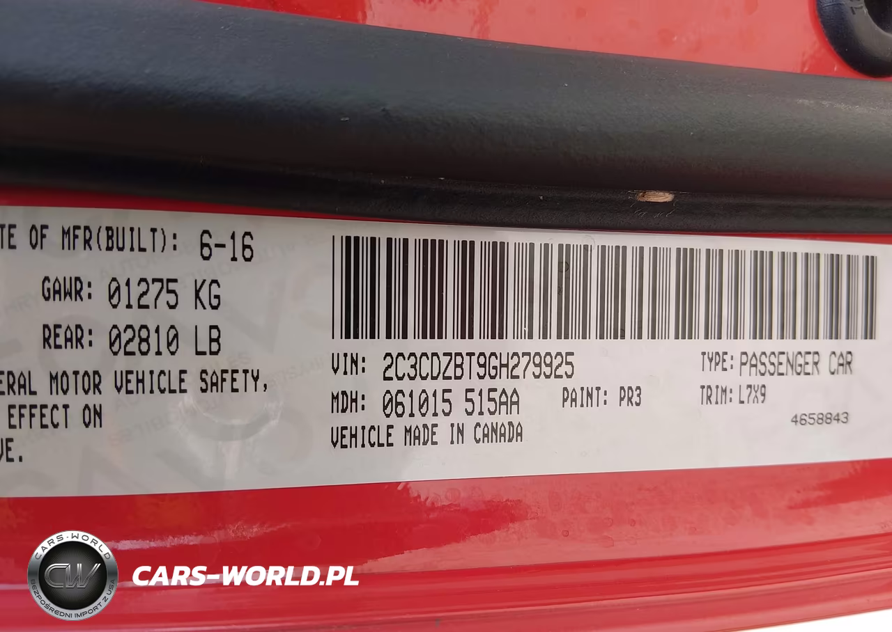 2016 Dodge Challenger R-T VIN:2C3CDZBT9GH279925 - 9
