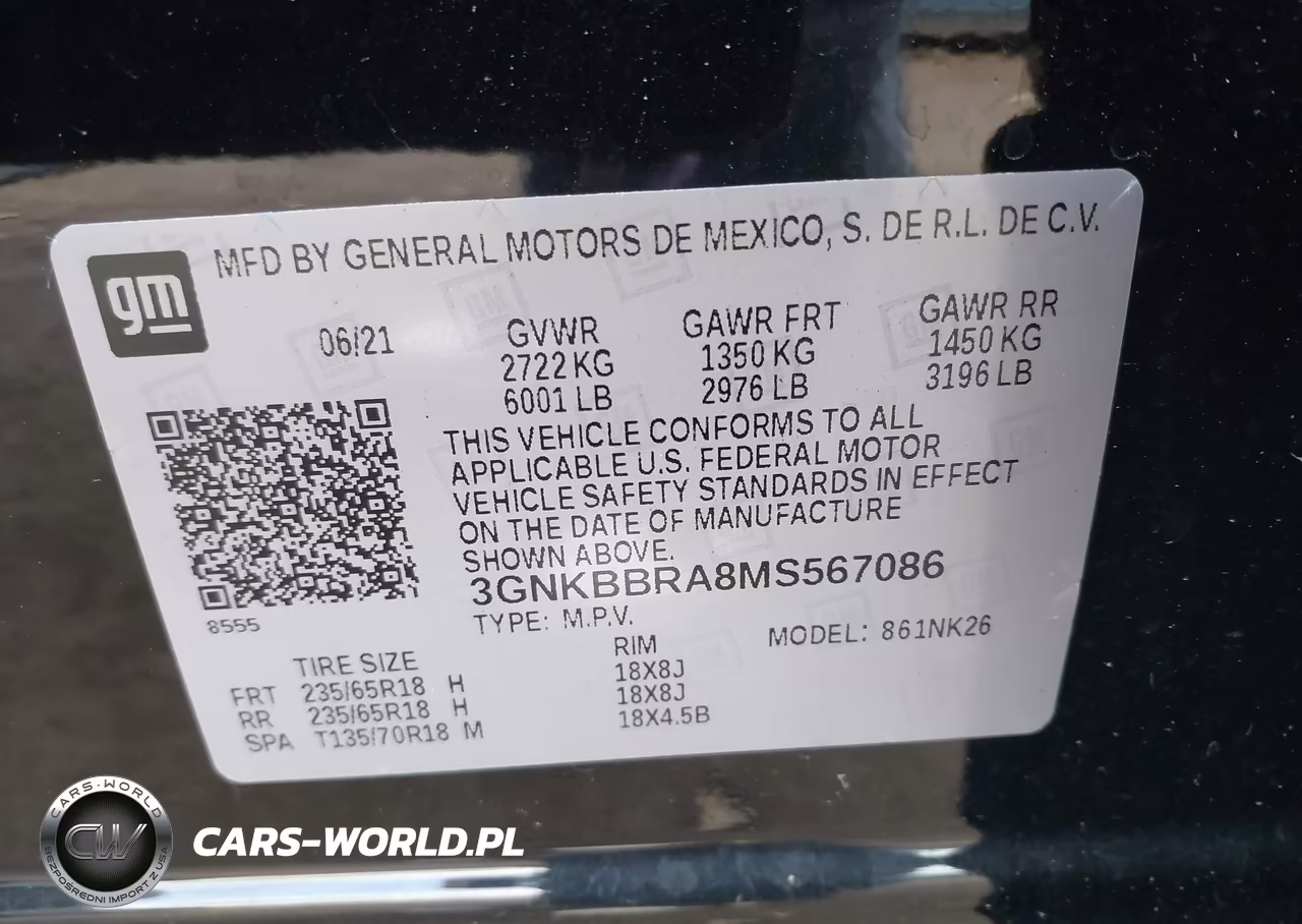 2021 Chevrolet Blazer Fwd 1Lt VIN:3GNKBBRA8MS567086 - 9