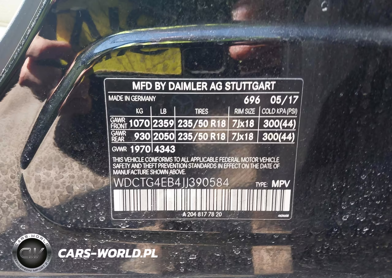 2018 Mercedes-Benz Gla 250 VIN:WDCTG4EB4JJ390584 - 9