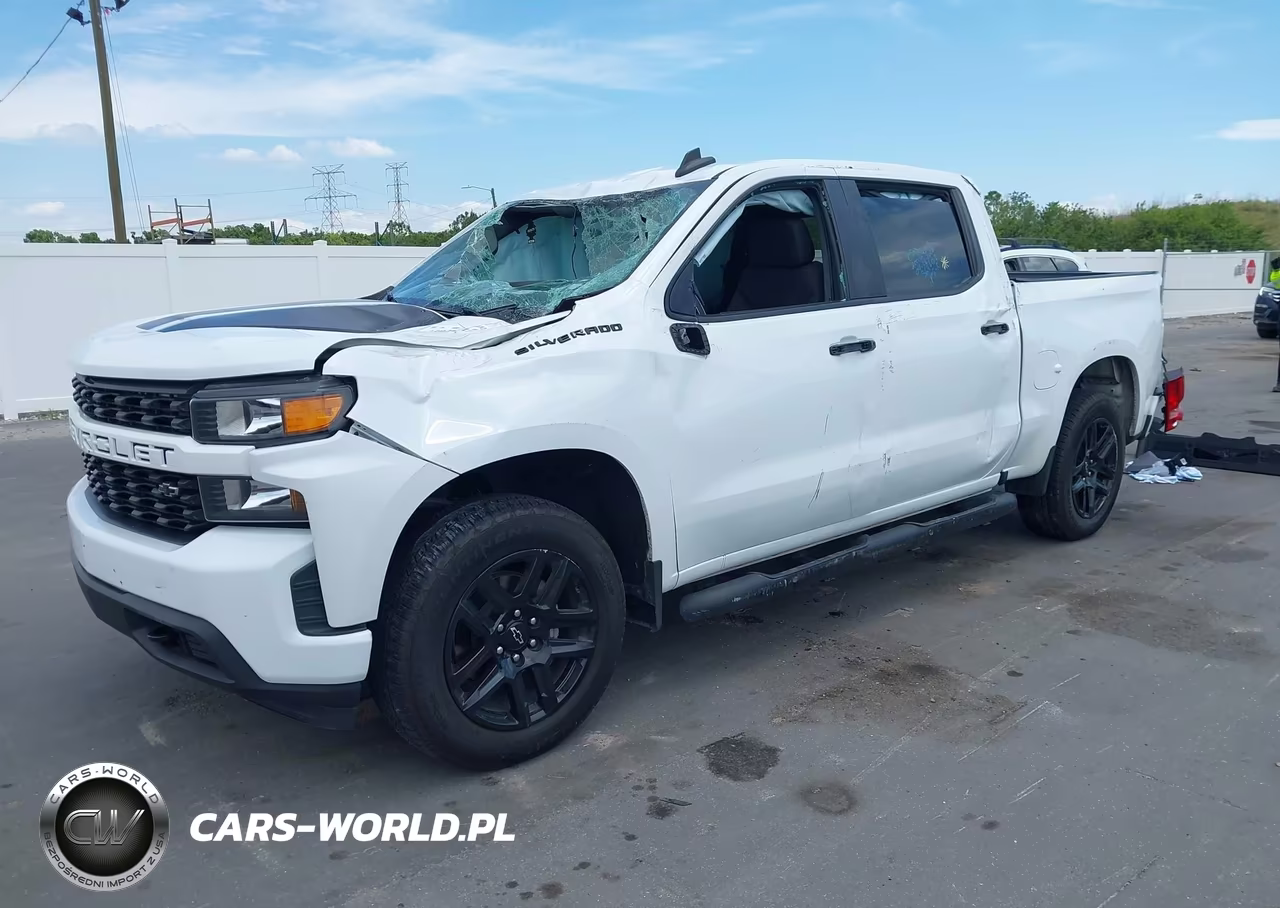 2021 Chevrolet Silverado 1500 2Wd Short Bed Custom VIN:1GCPWBEK9MZ254813 - 2