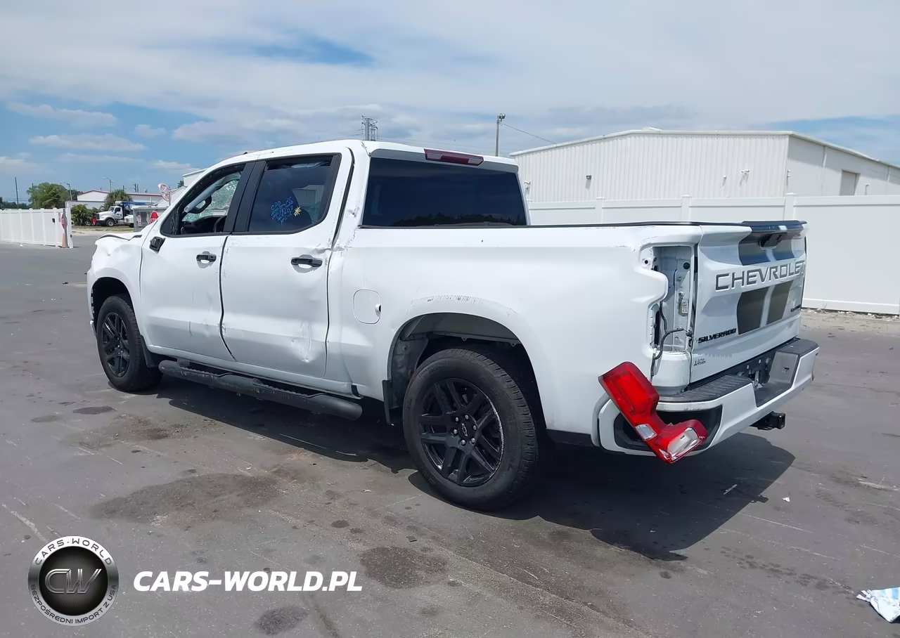 2021 Chevrolet Silverado 1500 2Wd Short Bed Custom VIN:1GCPWBEK9MZ254813 - 3