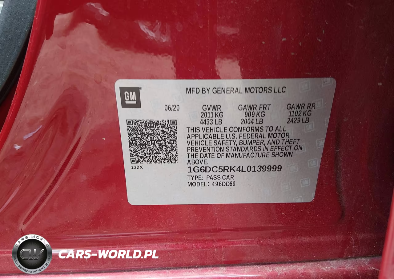 2020 Cadillac Ct4 Sport VIN:1G6DC5RK4L0139999 - 9