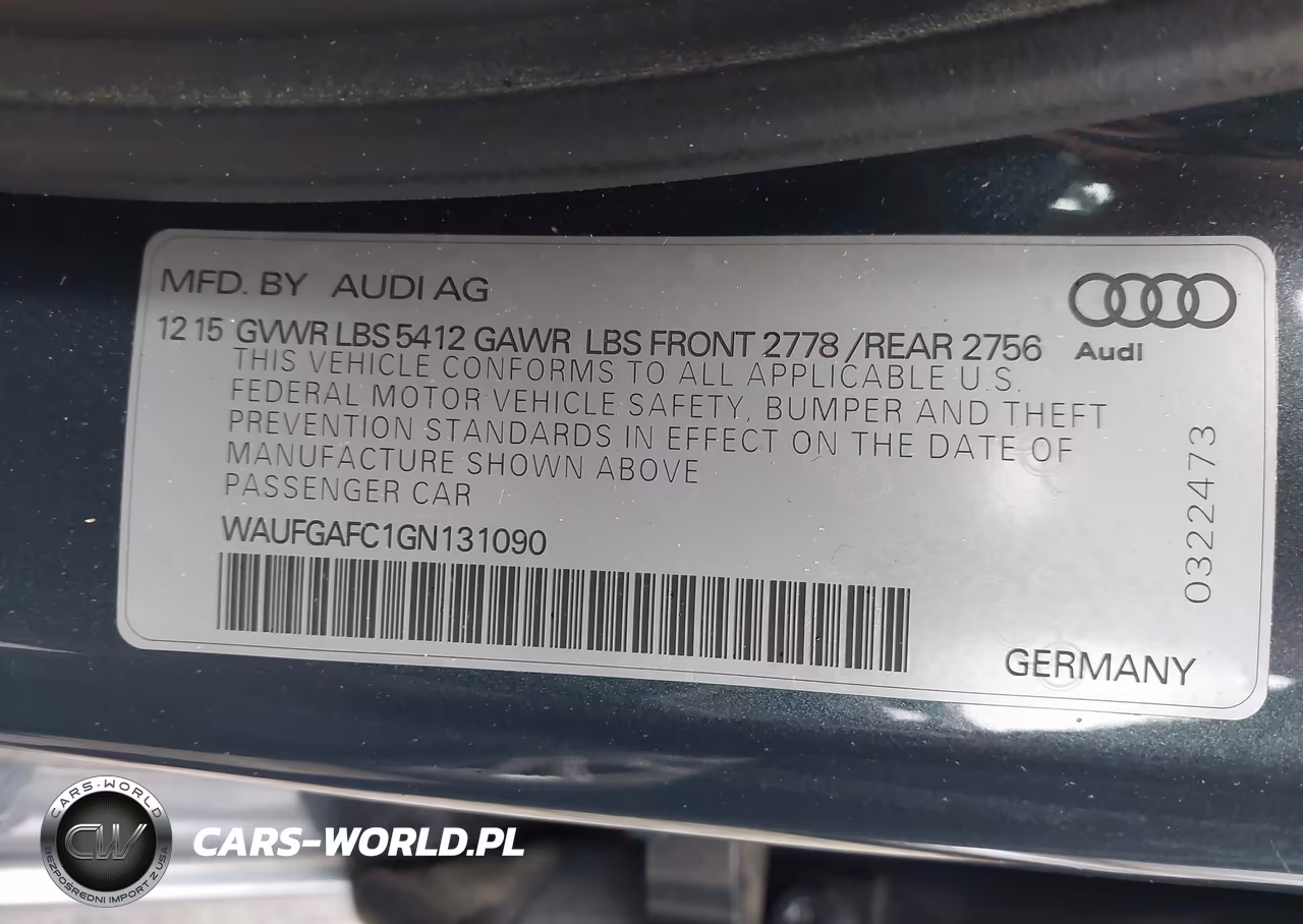 2016 Audi A6 3.0T Premium Plus VIN:WAUFGAFC1GN131090 - 9