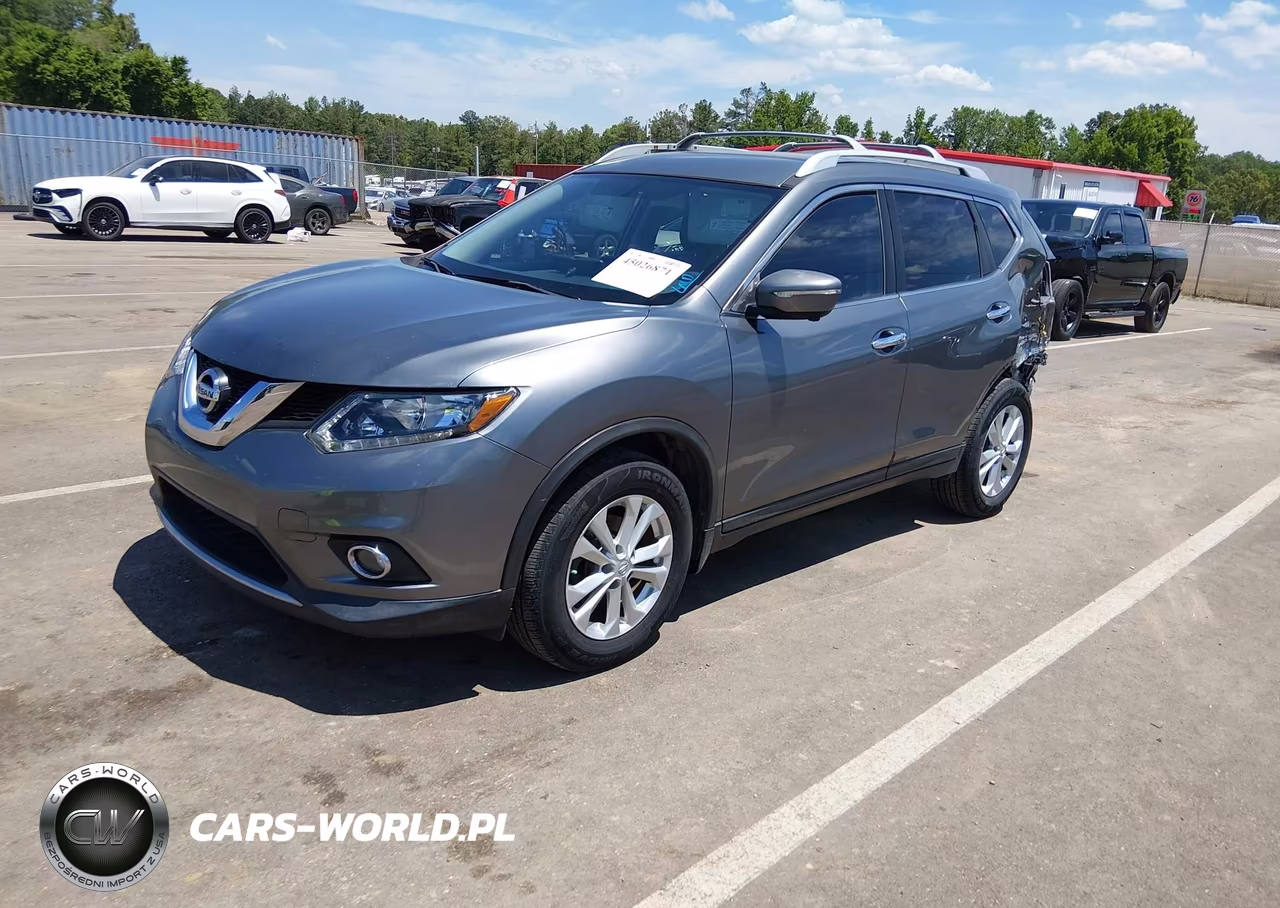 2015 Nissan Rogue Sv VIN:KNMAT2MT0FP575372 - 2