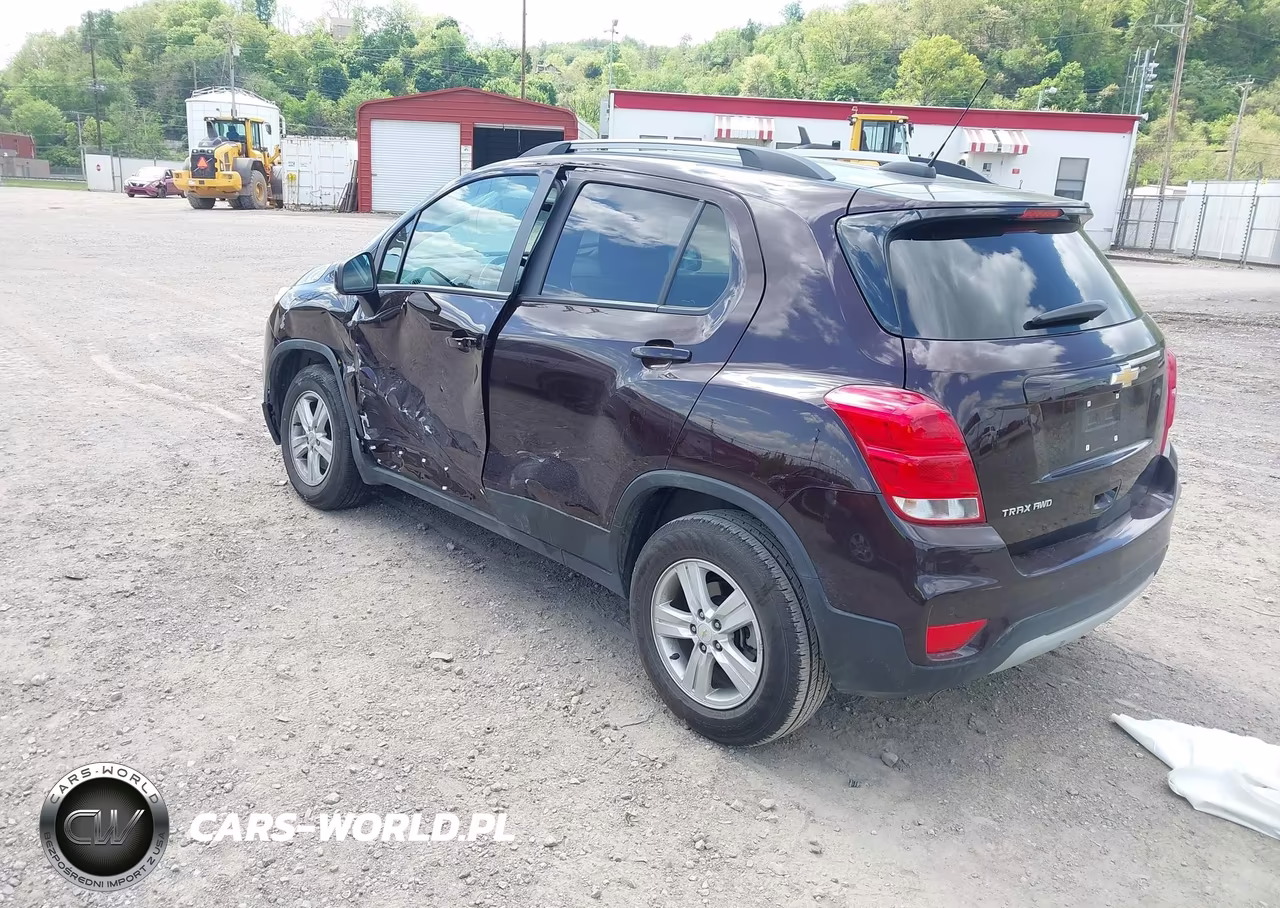 2022 Chevrolet Trax Awd Lt VIN:KL7CJPSM6NB522157 - 3