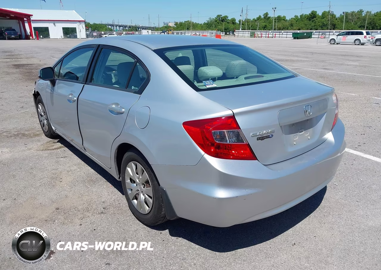 2012 Honda Civic Lx VIN:2HGFB2F57CH580903 - 3