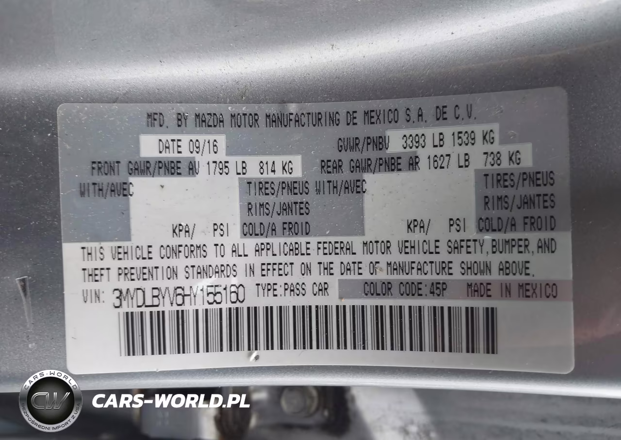 2017 Toyota Yaris Ia VIN:3MYDLBYV6HY155160 - 9