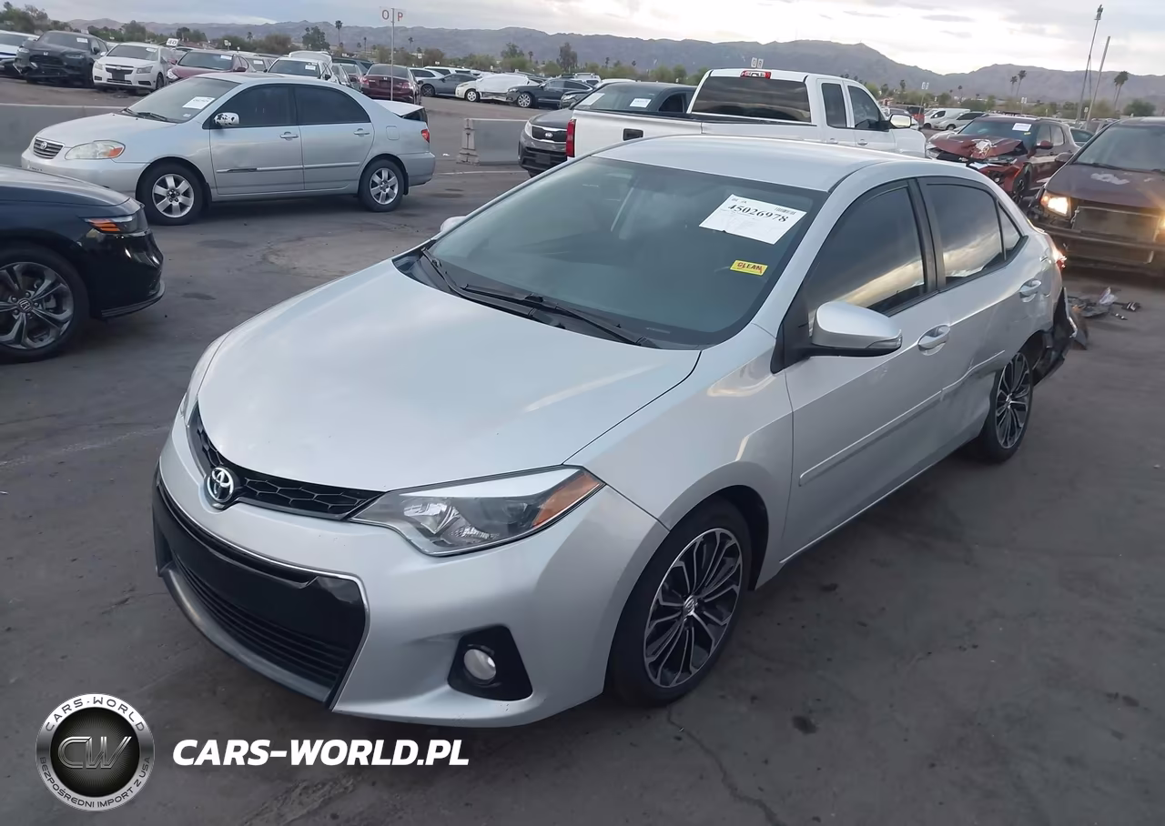 2014 Toyota Corolla S Plus VIN:2T1BURHE9EC024036 - 2