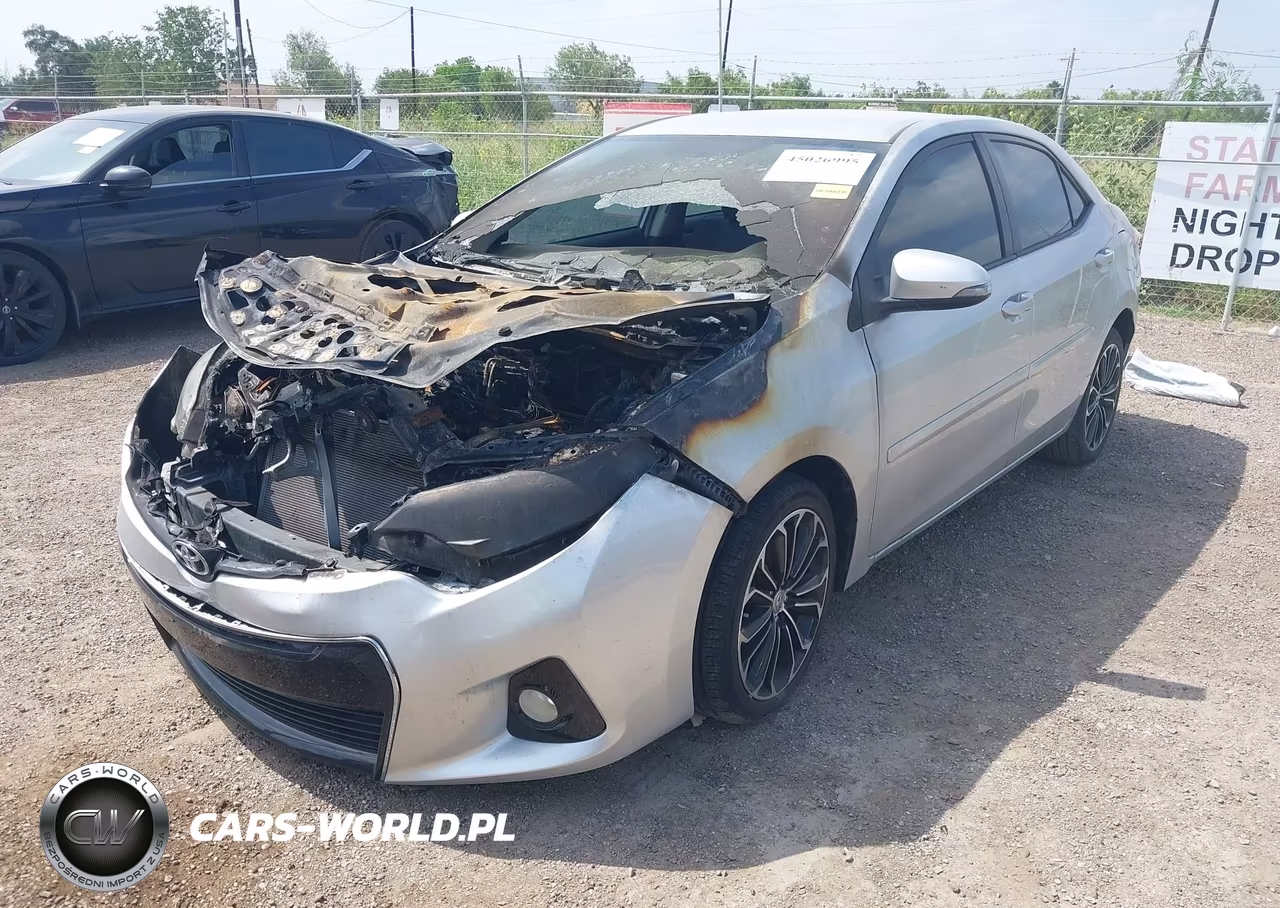 2015 Toyota Corolla S Plus VIN:5YFBURHE0FP234168 - 2