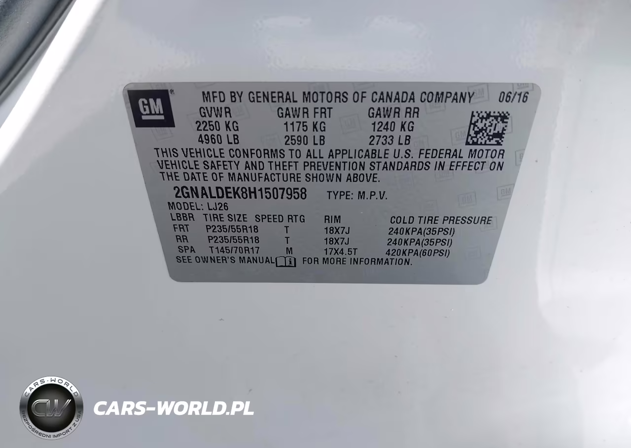 2017 Chevrolet Equinox Premier VIN:2GNALDEK8H1507958 - 9