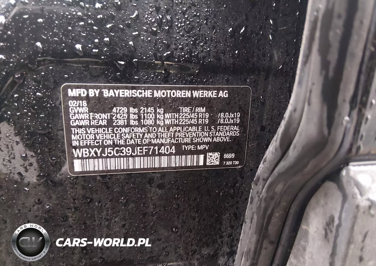 2018 BMW X2 xDrive28I VIN:WBXYJ5C39JEF71404 - 9
