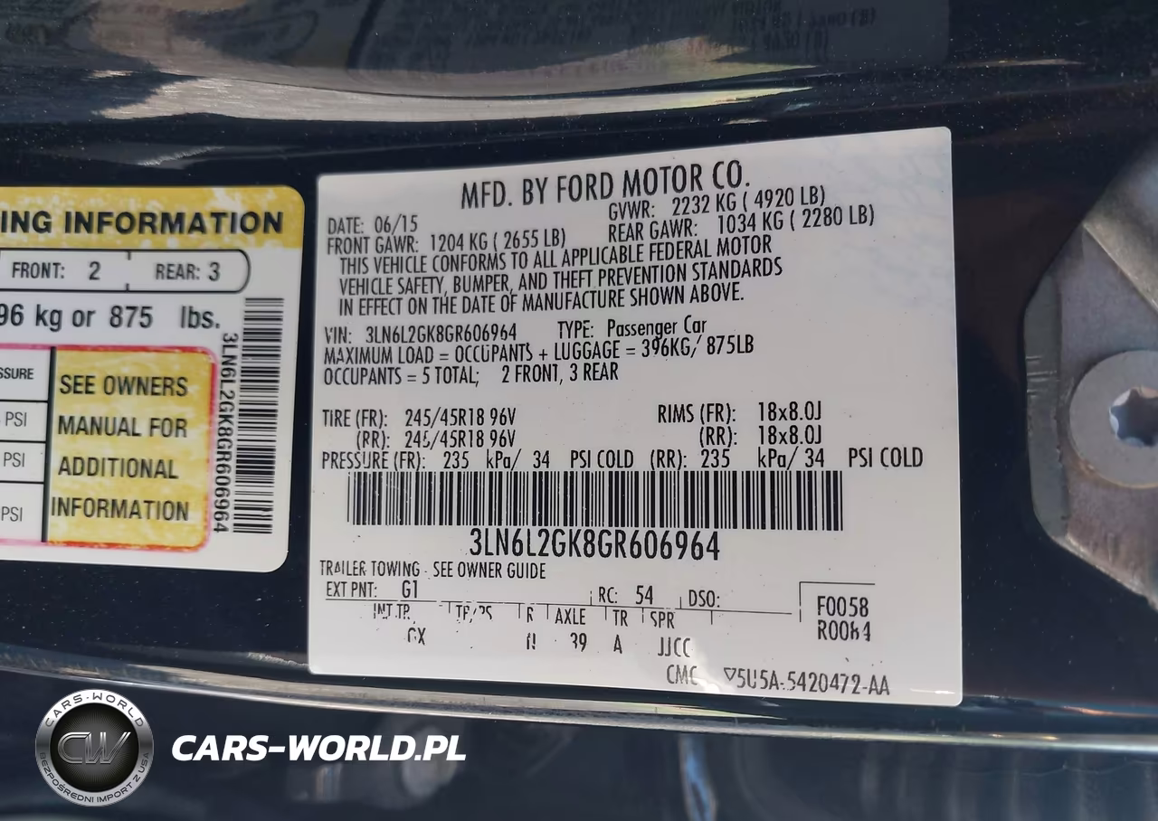 2016 Lincoln Mkz VIN:3LN6L2GK8GR606964 - 9