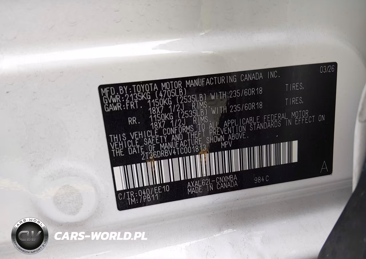 2026 Toyota Rav4 Xle Premium VIN:2T36DRBV4TC001813 - 9