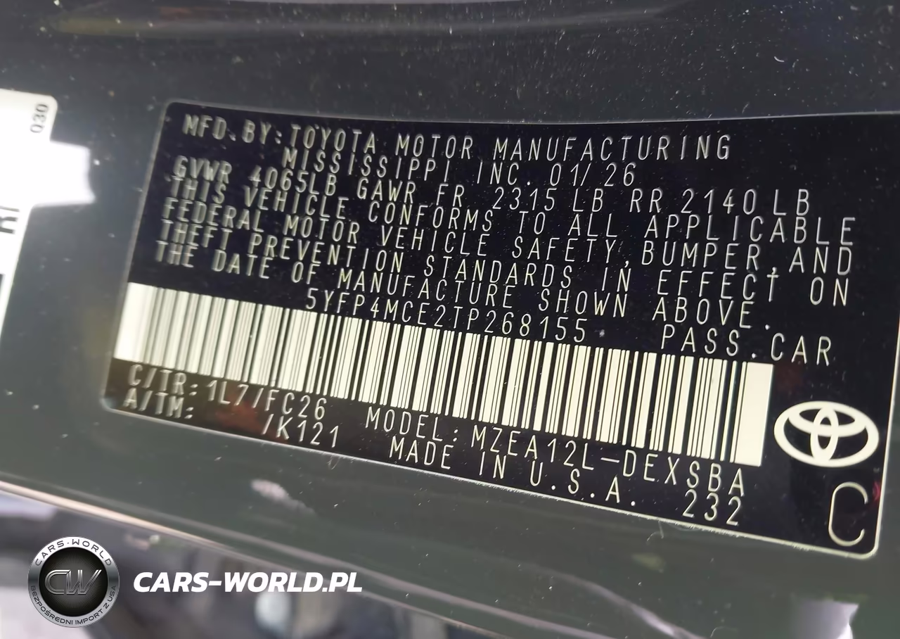 2026 Toyota Corolla Se VIN:5YFP4MCE2TP268155 - 9