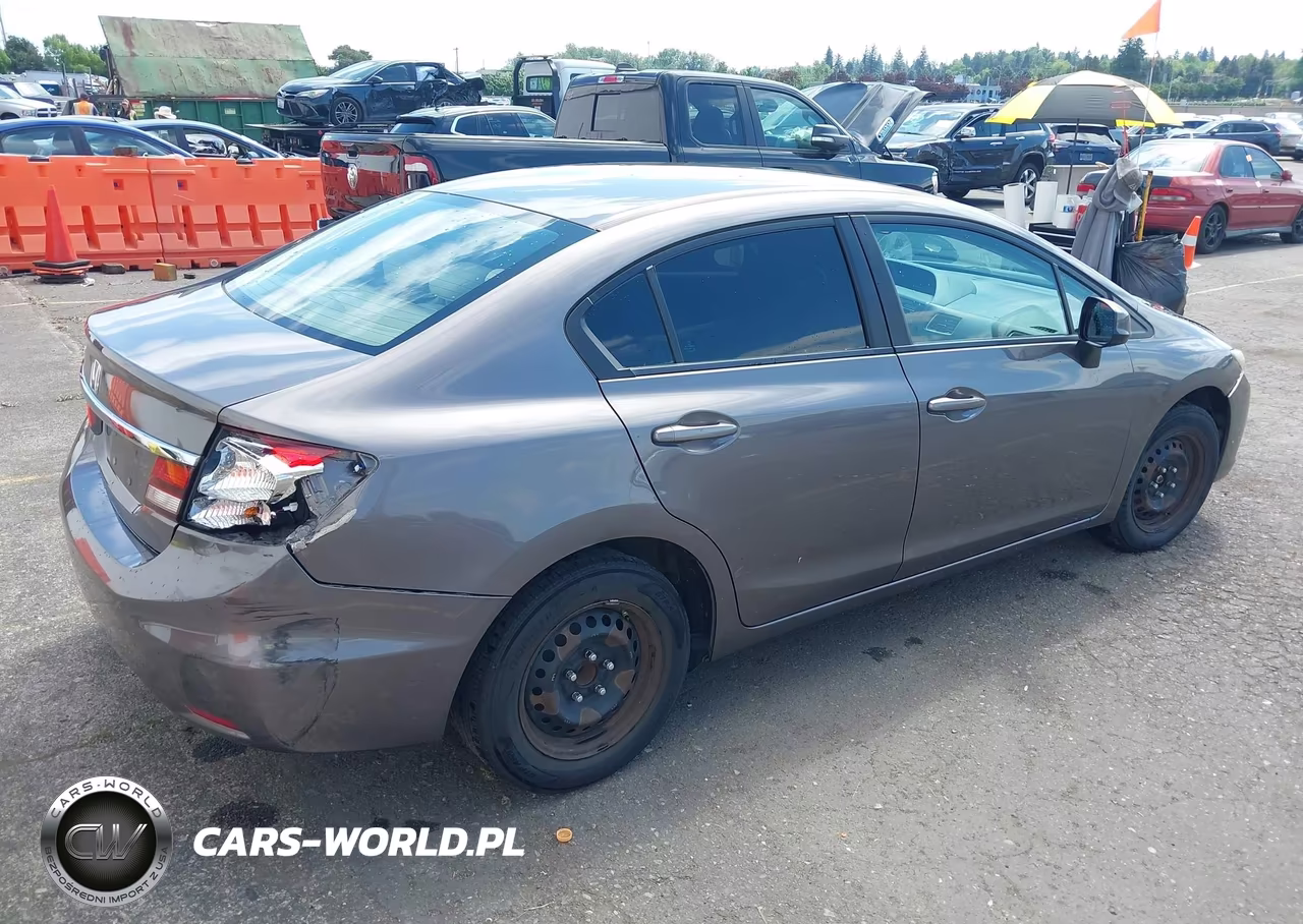 2013 Honda Civic Lx VIN:19XFB2F50DE231805 - 4