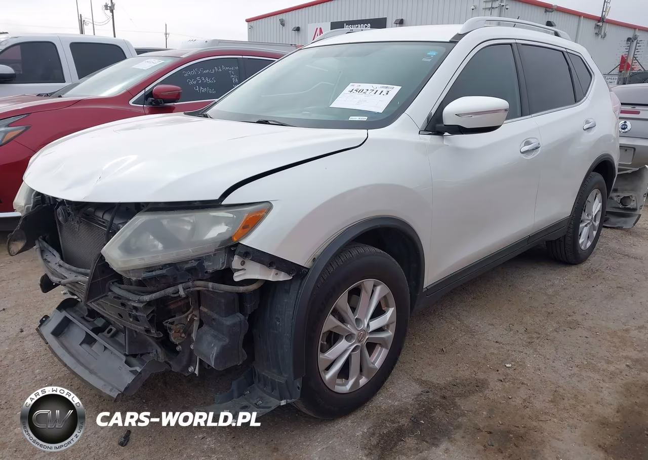 2015 Nissan Rogue Sv VIN:KNMAT2MV4FP524667 - 2