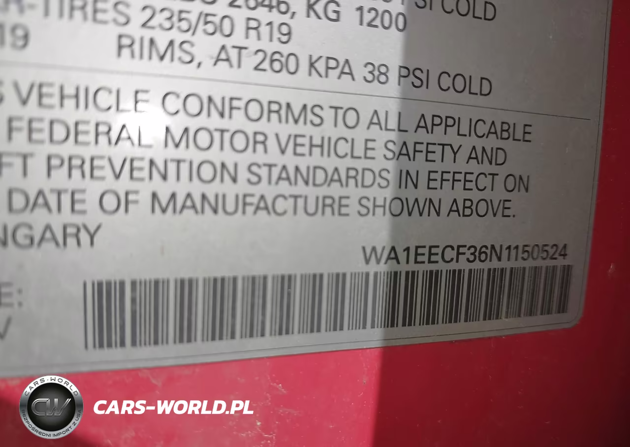 2022 Audi Q3 Premium Plus 45 Tfsi S Line Quattro Tiptronic VIN:WA1EECF36N1150524 - 9
