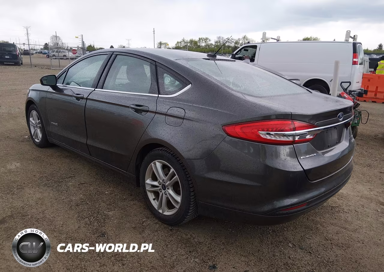 2018 Ford Fusion Hybrid Se VIN:3FA6P0LU0JR208875 - 3