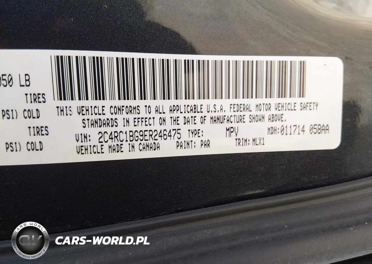 2014 Chrysler Town & Country Touring VIN:2C4RC1BG9ER246475 - 9
