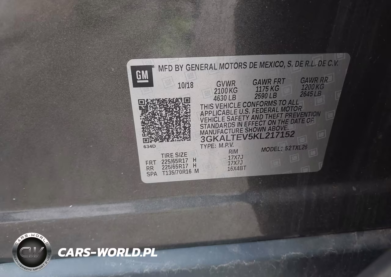2019 GMC Terrain Sle VIN:3GKALTEV5KL217152 - 9