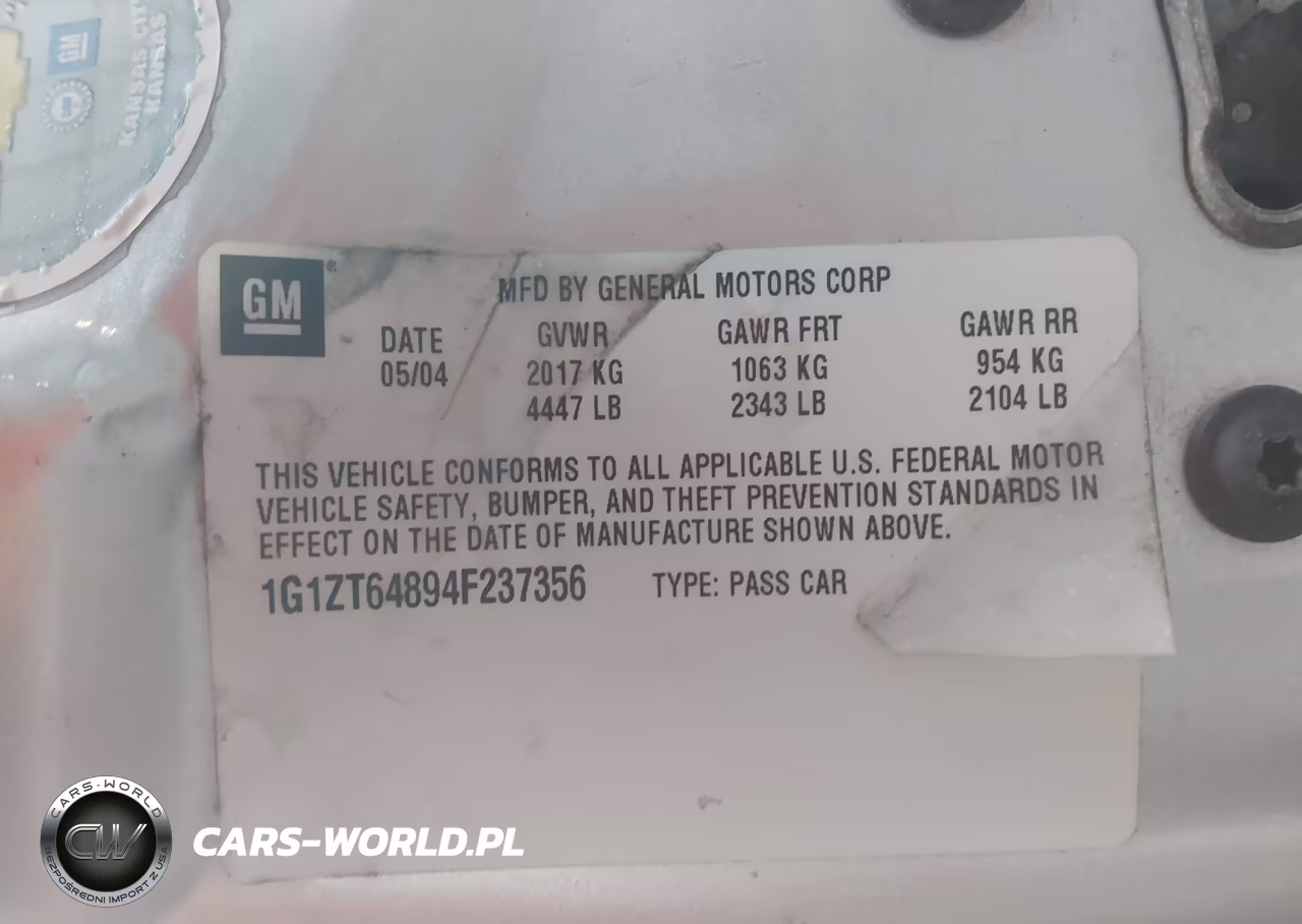 2004 Chevrolet Malibu Maxx Ls VIN:1G1ZT64894F237356 - 9