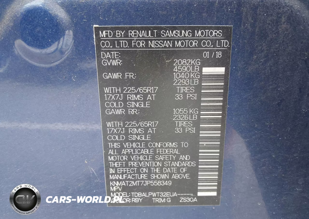 2018 Nissan Rogue S VIN:KNMAT2MT7JP558349 - 9