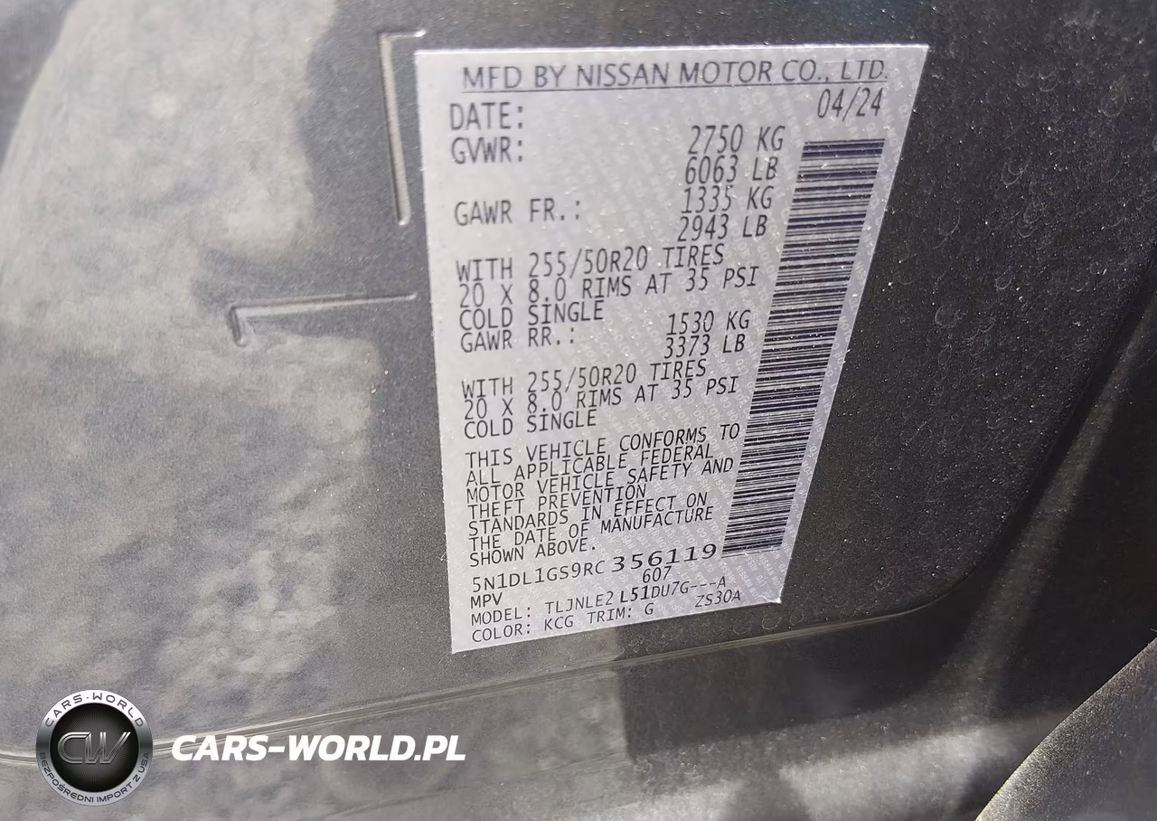 2024 Infiniti Qx60 Sensory Awd VIN:5N1DL1GS9RC356119 - 9