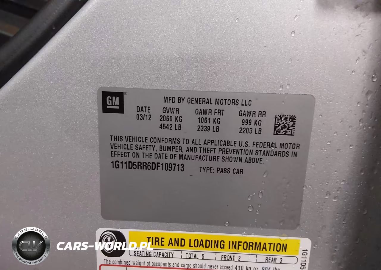 2013 Chevrolet Malibu Eco VIN:1G11D5RR6DF109713 - 9