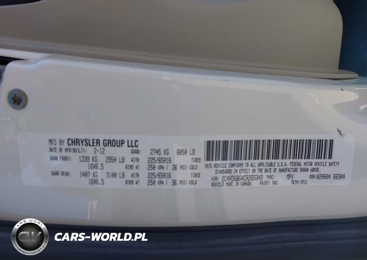 2012 Dodge Grand Caravan Se-Avp VIN:2C4RDGBG4CR265349 - 9