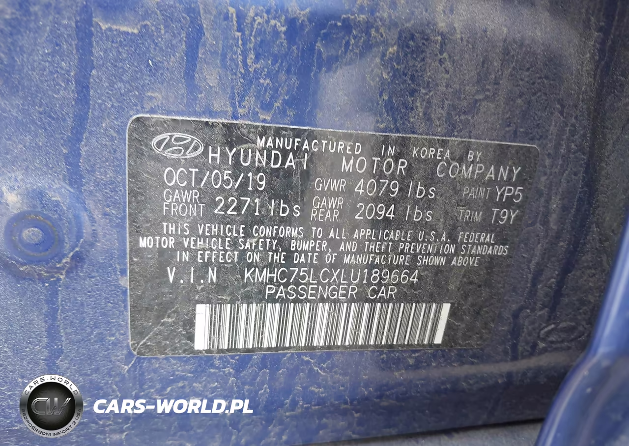2020 Hyundai Ioniq Hybrid Se VIN:KMHC75LCXLU189664 - 9
