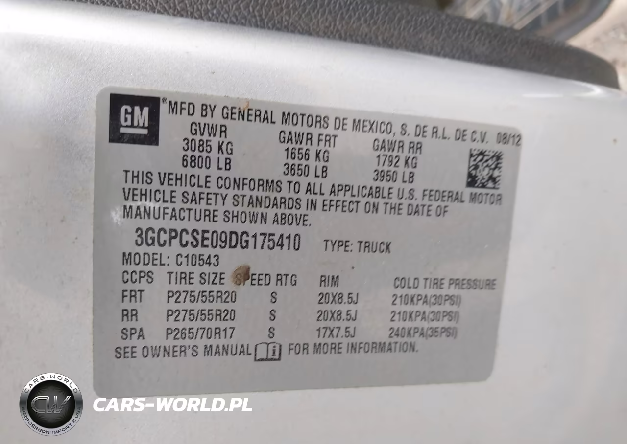 2013 Chevrolet Silverado 1500 Lt VIN:3GCPCSE09DG175410 - 9