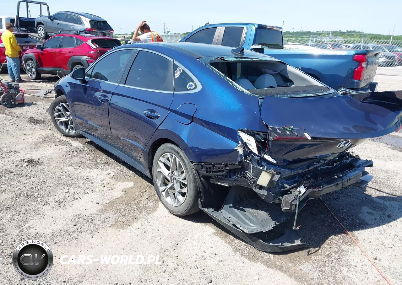 2021 Hyundai Sonata Sel VIN:5NPEF4JA4MH084514 - 3