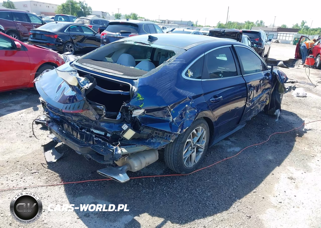 2021 Hyundai Sonata Sel VIN:5NPEF4JA4MH084514 - 4