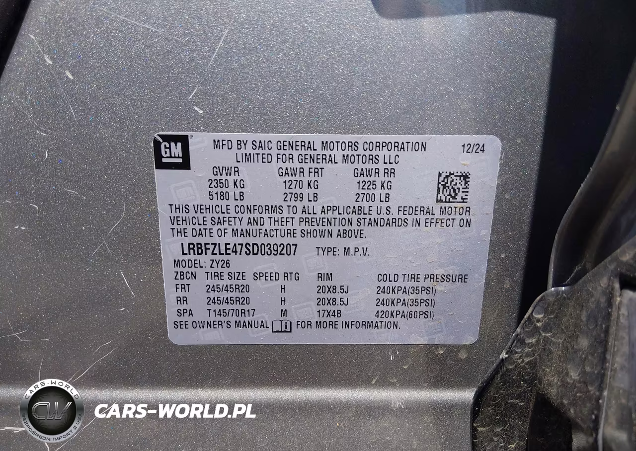 2025 Buick Envision Sport Touring Awd VIN:LRBFZLE47SD039207 - 9
