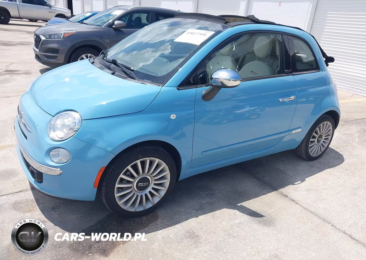 2017 Fiat 500C Lounge VIN:3C3CFFER1HT579136 - 2