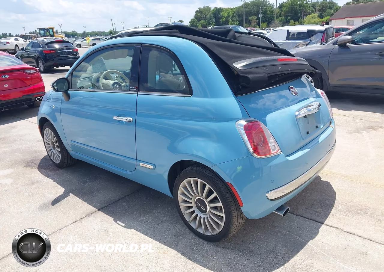 2017 Fiat 500C Lounge VIN:3C3CFFER1HT579136 - 3