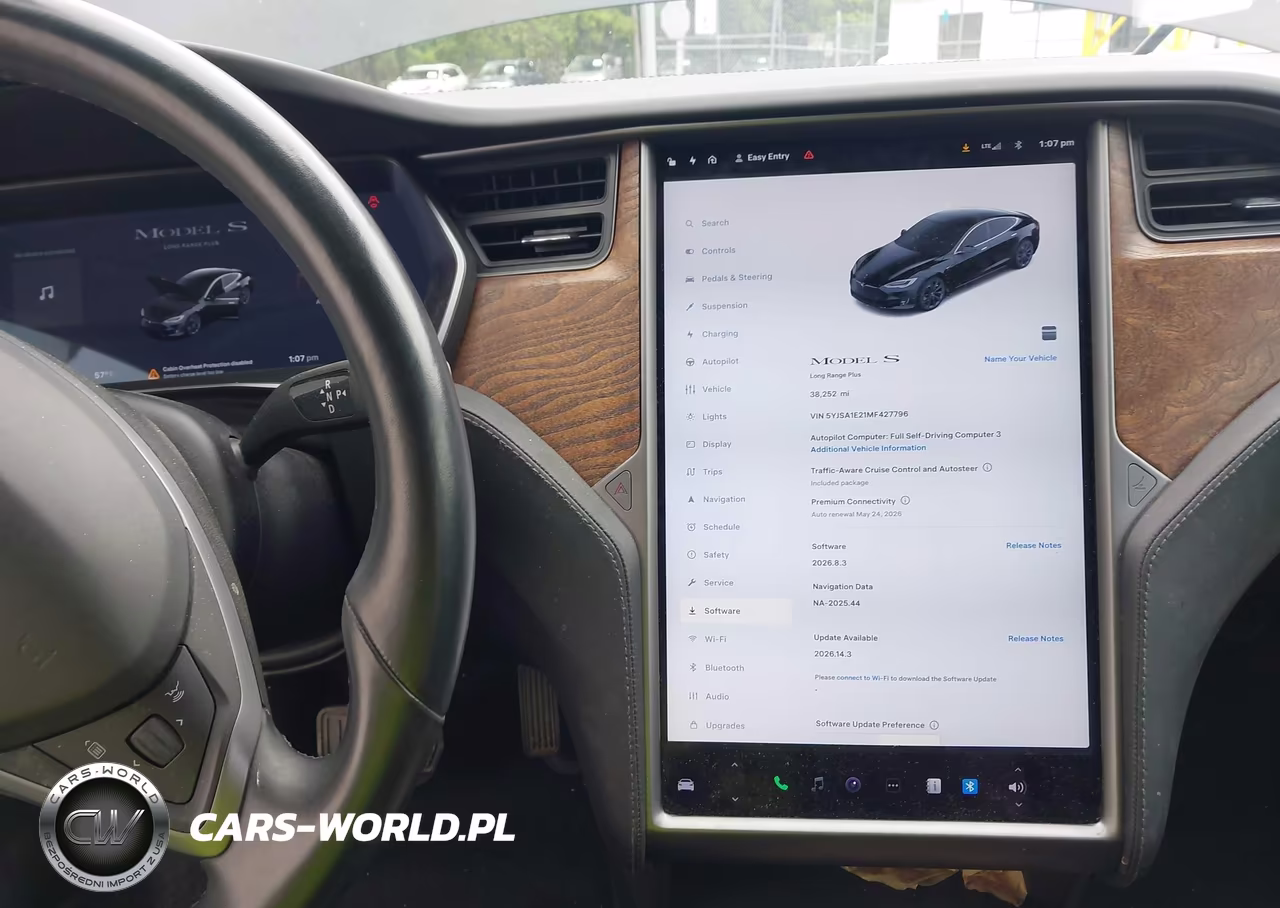 2021 Tesla Model S Long Range Dual Motor All-Wheel Drive-Long Range Plus Dual Motor All-Wheel Drive VIN:5YJSA1E21MF427796 - 7