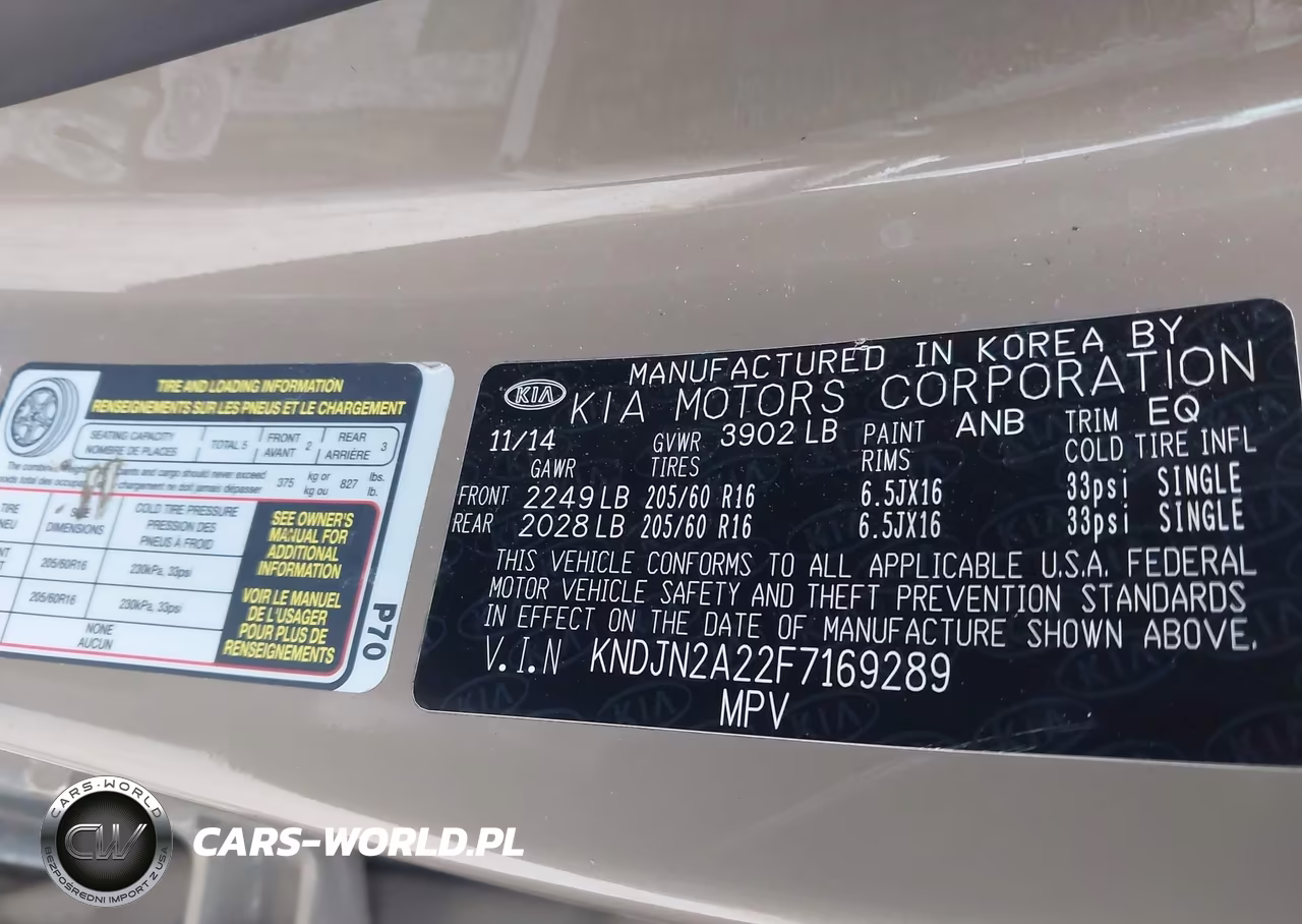 2015 Kia Soul VIN:KNDJN2A22F7169289 - 9