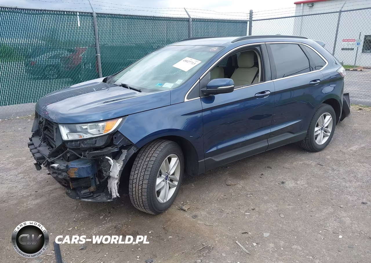2017 Ford Edge Sel VIN:2FMPK3J92HBC01296 - 2