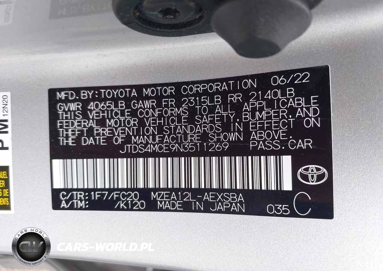 2022 Toyota Corolla Se VIN:JTDS4MCE9N3511269 - 9